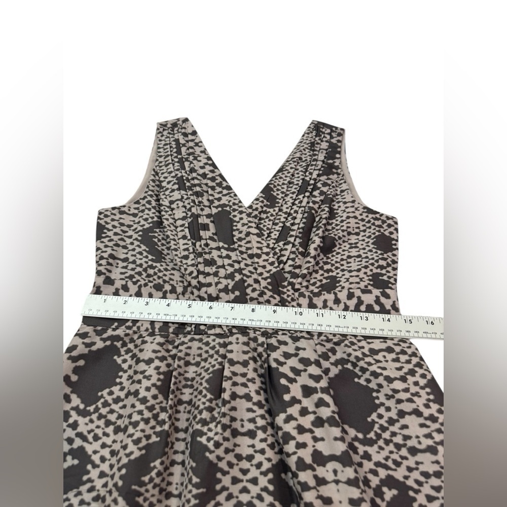 Banana Republic Silk Snakeskin Pattern Dress Petite Size 6 - Picture 11 of 12